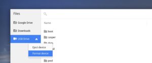 Come utilizzare un disco esterno destinazione - Chromebook
